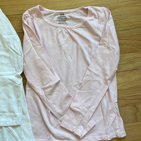 Set of 2 Girls Long Sleeve Tops - size 6-8 - Picture 3 of 5